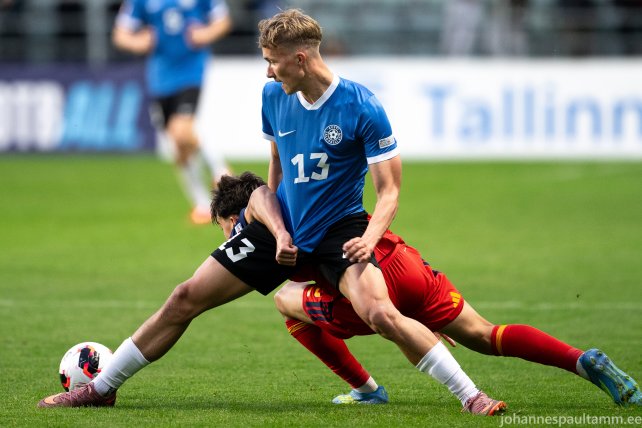 01 Aston Visse mängus Eesti vs Hispaania 1-4 25.05.26 (U17)