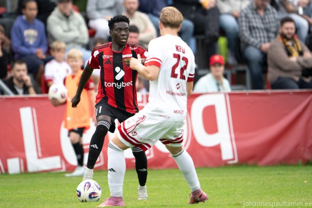 01 Benjamine Chisala mängus Nõmme United vs Harju JK Laagri 1-2 29.08.2026
