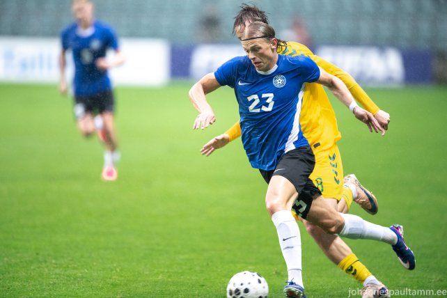 01 Vlasiy Sinyavskiy mängus Eesti vs Leedu 1-0 09.06.26