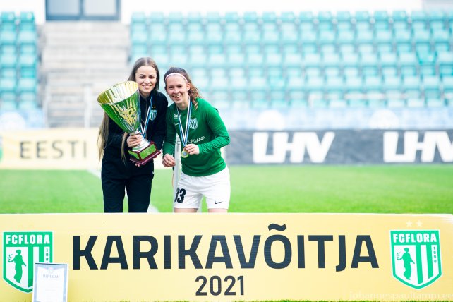 46 FC Flora vs JK Pärnu 3-0 22.05.21 Karikafinaal women