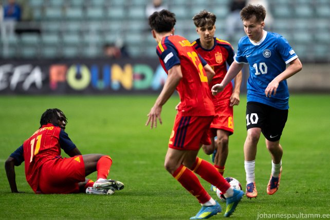 01 Robert Mihhalevski mängus Eesti vs Hispaania 1-4 25.05.26 (U17)