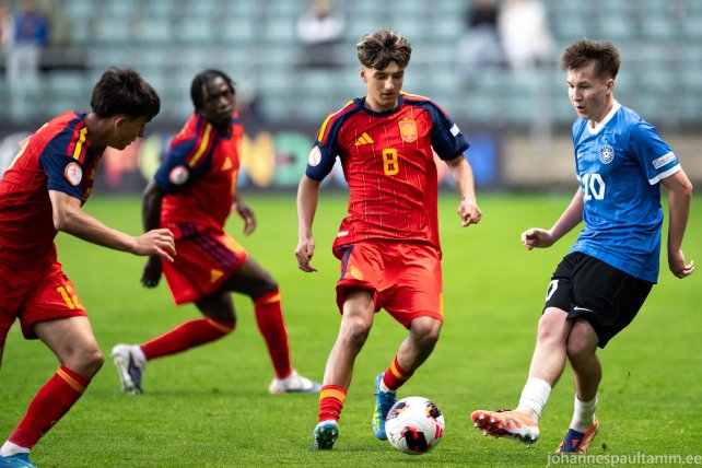 02 Robert Mihhalevski mängus Eesti vs Hispaania 1-4 25.05.26 (U17)