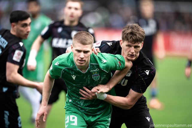 29 Nõmme Kalju vs FCI Levadia 1-1 12.04.26 Joseph Saliste ja Mattias Männilaan