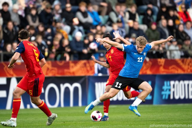 03 Kert Tomingas mängus Eesti vs Hispaania 1-4 25.05.26 (U17)