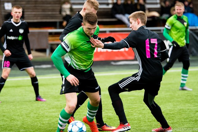 18 Nõmme Kalju U21 vs Vändra JK Vaprus 4-2 19.03.17