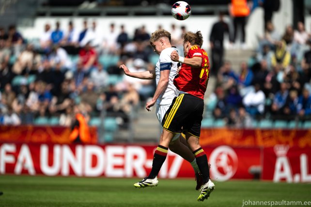 09 Andero Kaares mängus Eesti vs Belgia 0-1 31.05.26 (U17)