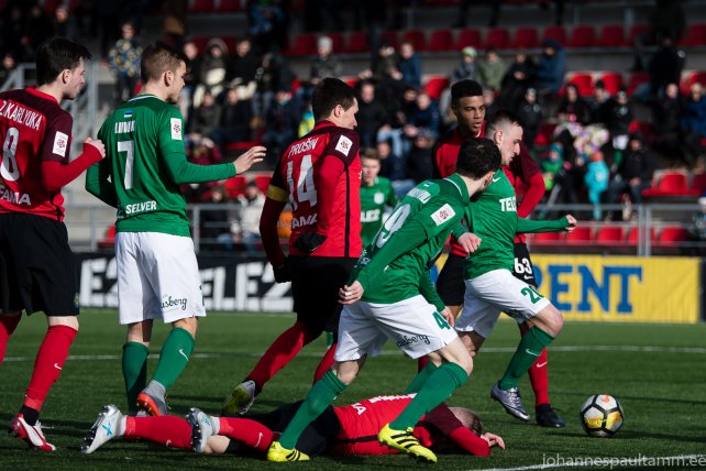 18 FC Flora vs Narva JK Trans 0-0 07.04.18