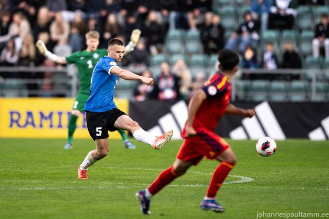 01 Uku Nõmm mängus Eesti vs Hispaania 1-4 25.05.26 (U17)