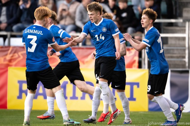 01 Ron Neltsas mängus Eesti vs Hispaania 1-4 25.05.26 (U17)